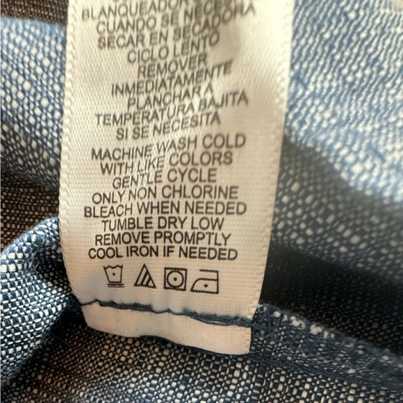 Derek Lam Chambray Button Down Sleeveless Dress with Pockets SZ 8 - Picture 13 of 15